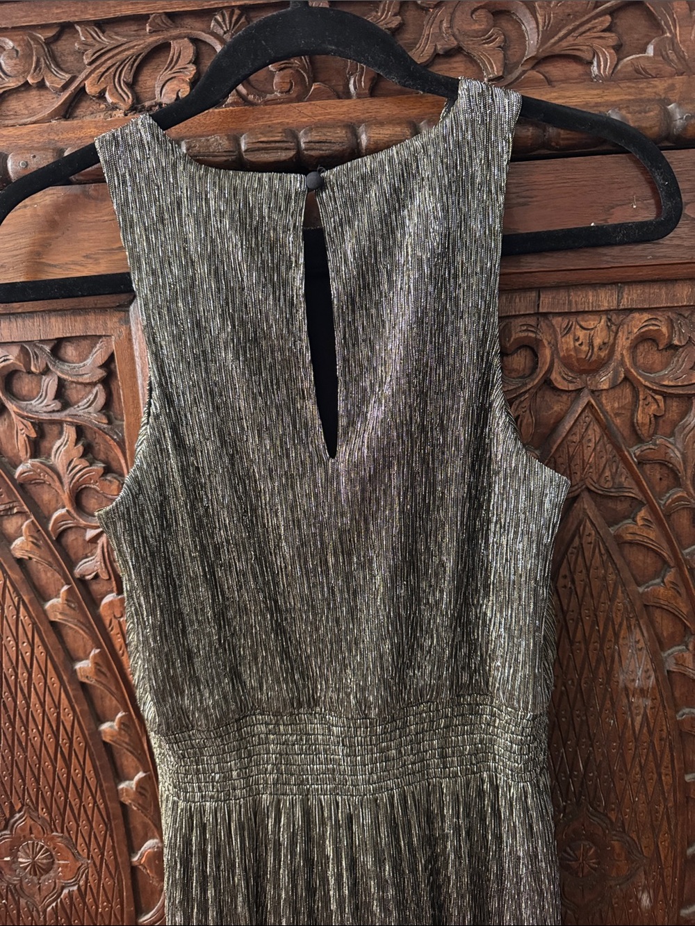 Banana Republic metallic evening dress. Size 0 - Picture 3 of 8